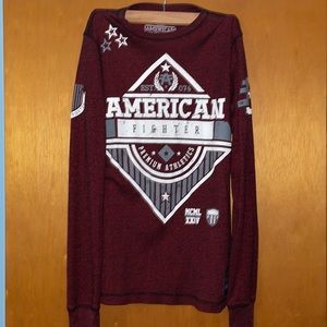 Mens Affliction long sleeve shirt